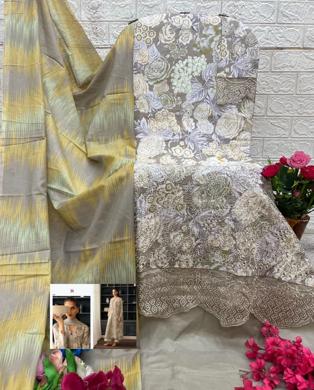 Deepsy Chikankari 25 - Cotton Dupatta - Image 11