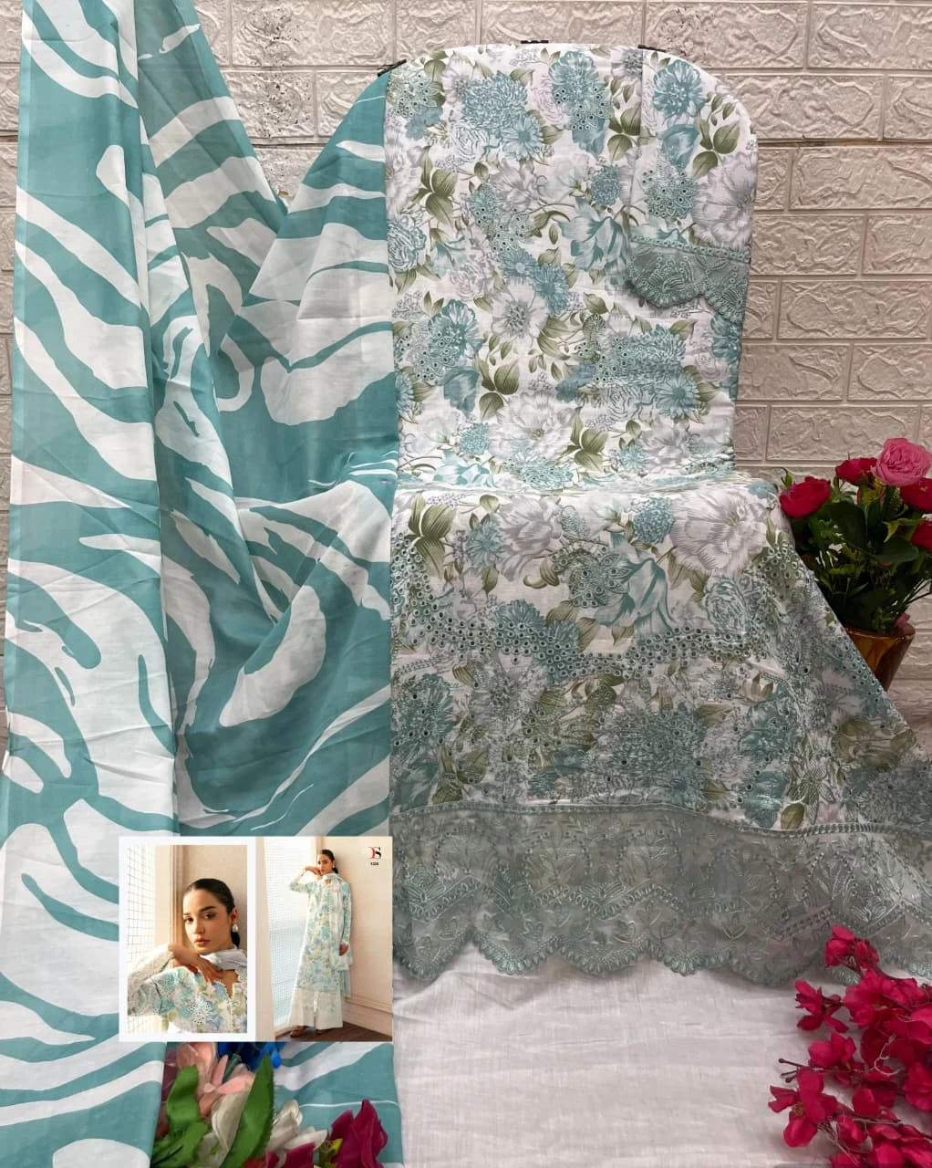 Deepsy Chikankari 25 - Cotton Dupatta - Image 12