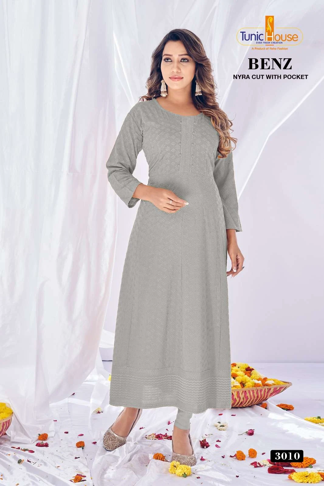 Tunic Benz Chikankari Collection - Image 11