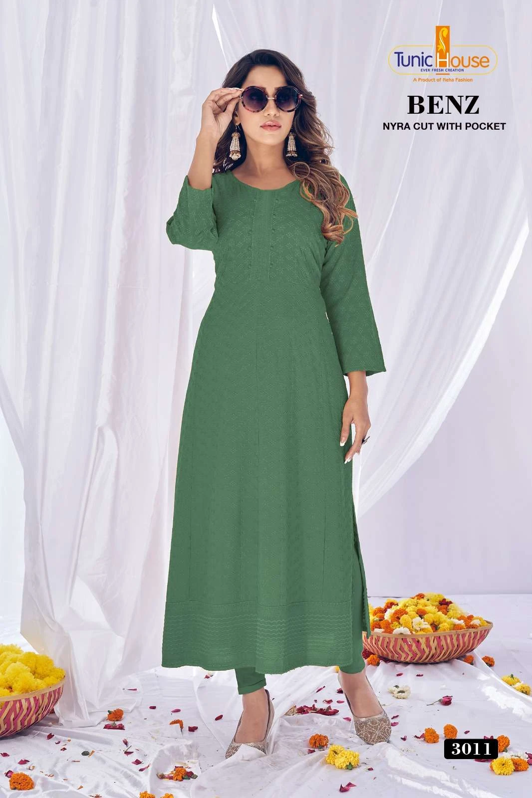 Tunic Benz Chikankari Collection - Image 12