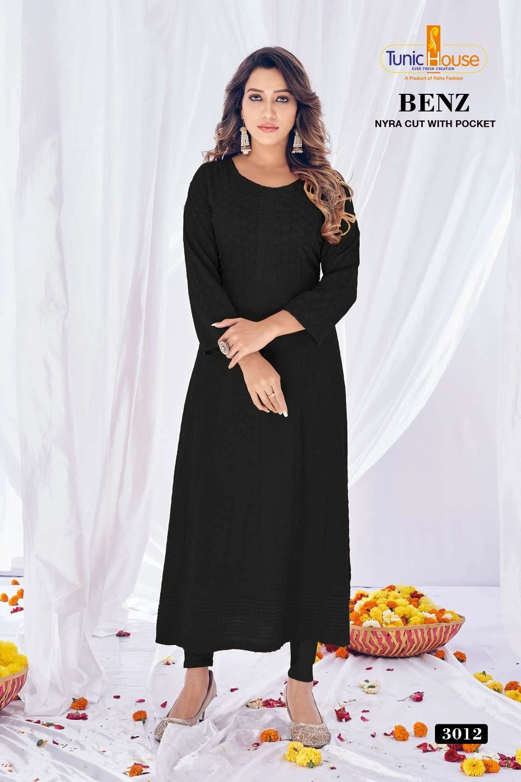 Tunic Benz Chikankari Collection - Image 3