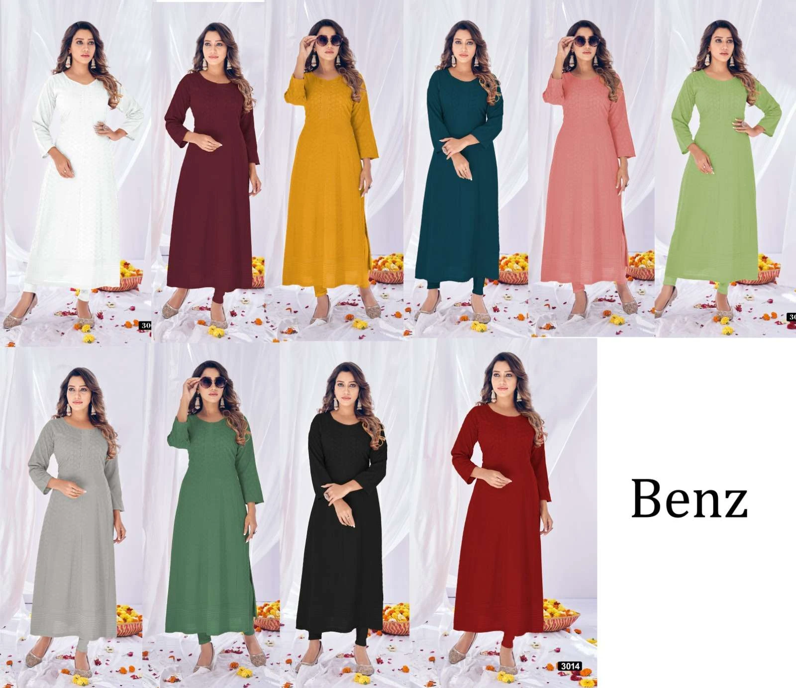 Tunic Benz Chikankari Collection - Image 4