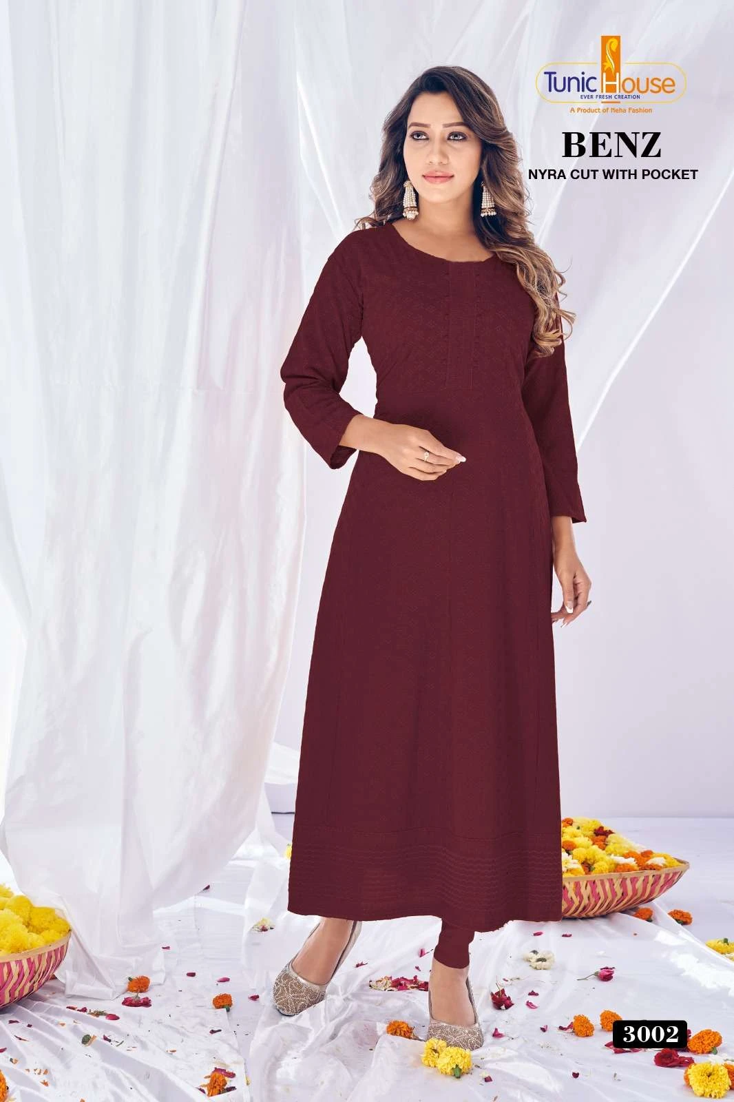 Tunic Benz Chikankari Collection - Image 6