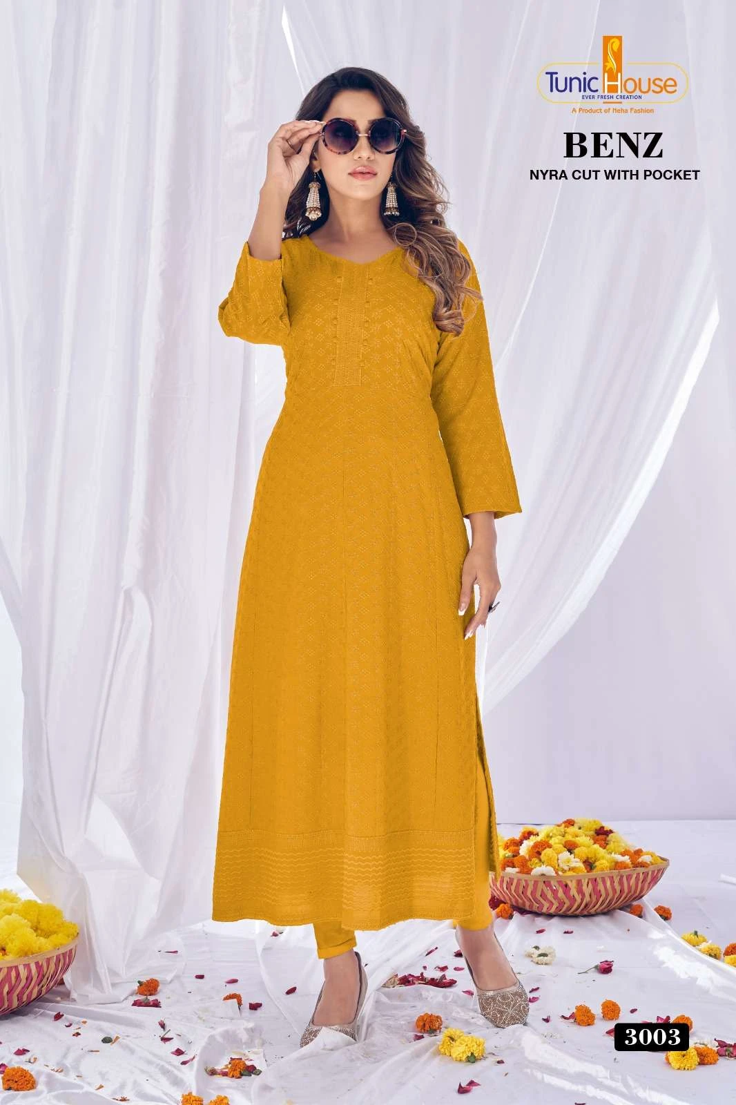 Tunic Benz Chikankari Collection - Image 7