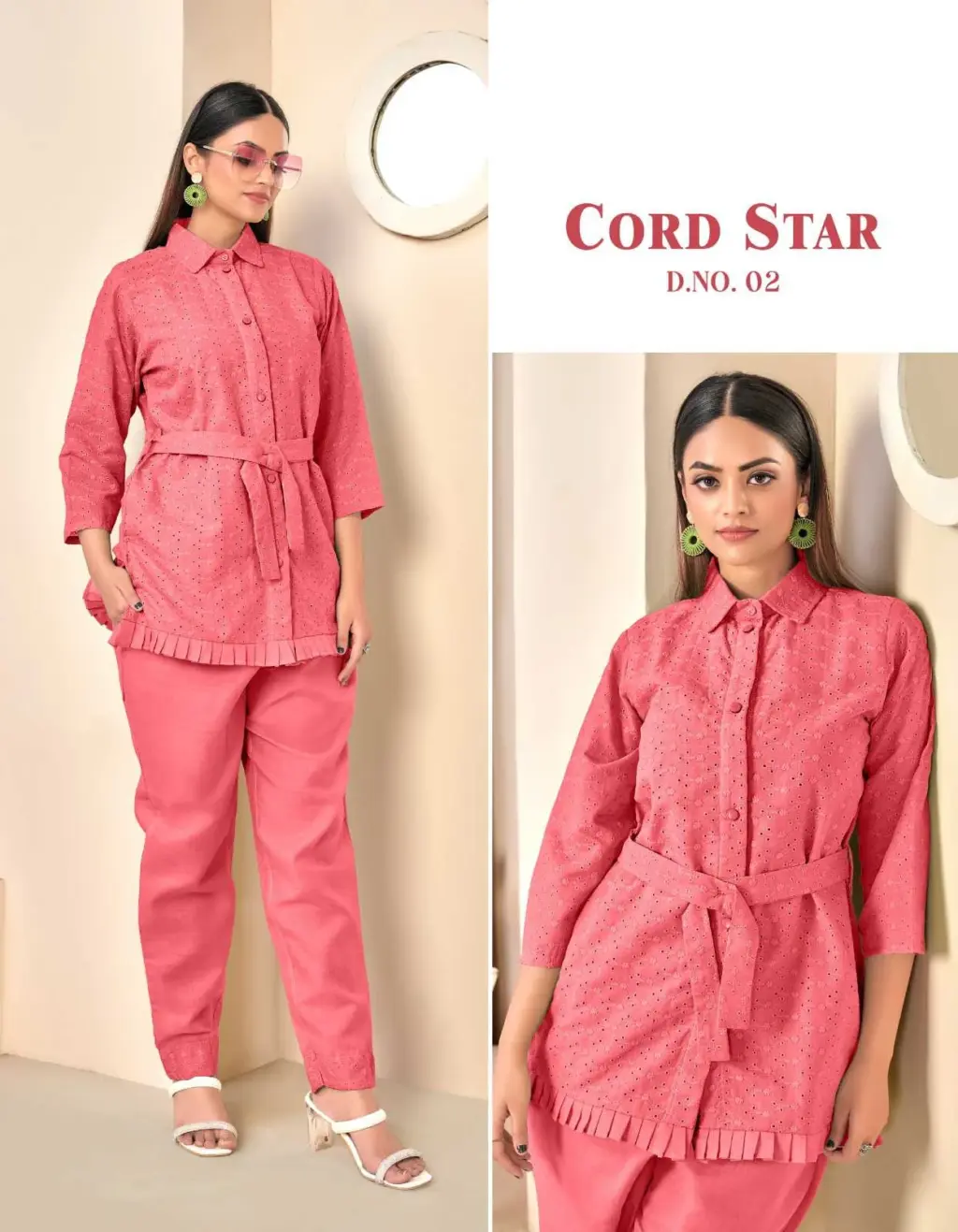 Tunic Cord Star Chikankari Collection