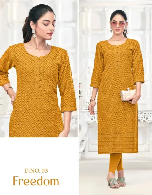 Tunic Freedom Chikankari Collection