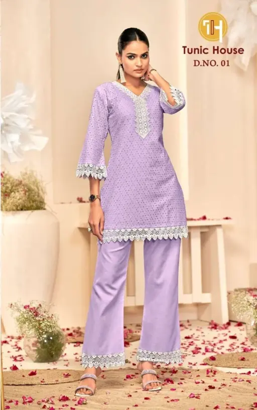 Tunic Hetal Chikankari Collection