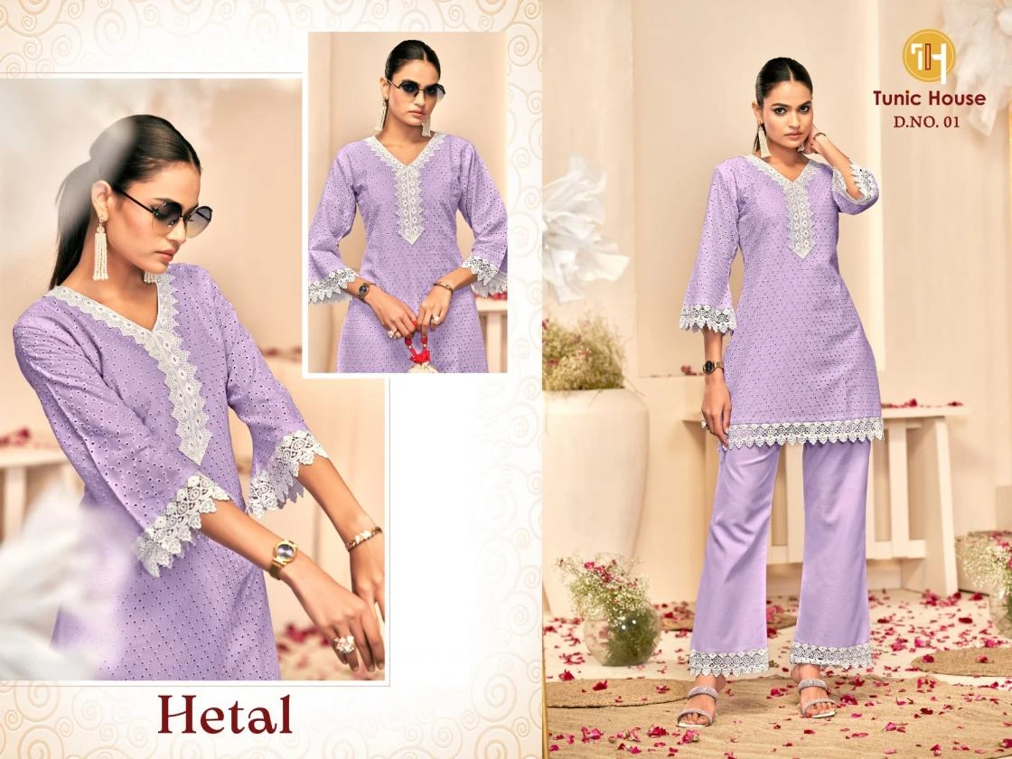 Tunic Hetal Chikankari Collection - Image 2