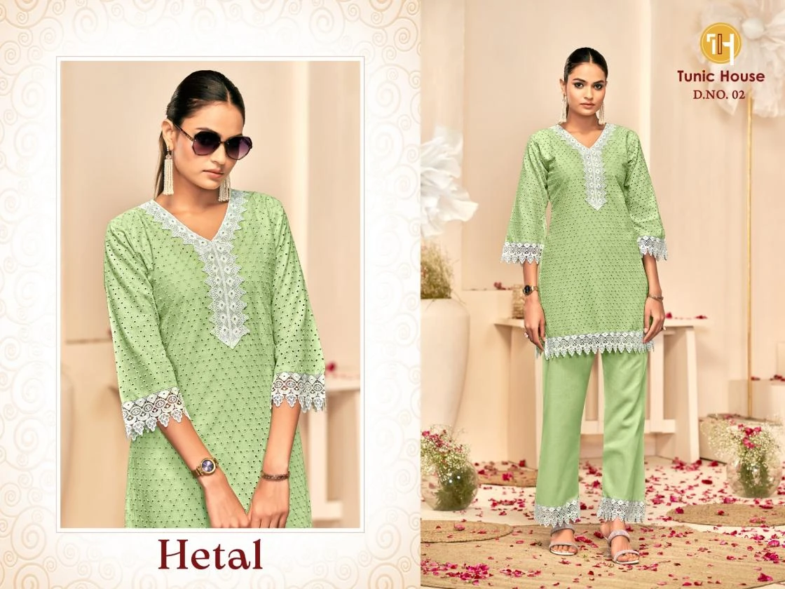 Tunic Hetal Chikankari Collection - Image 3