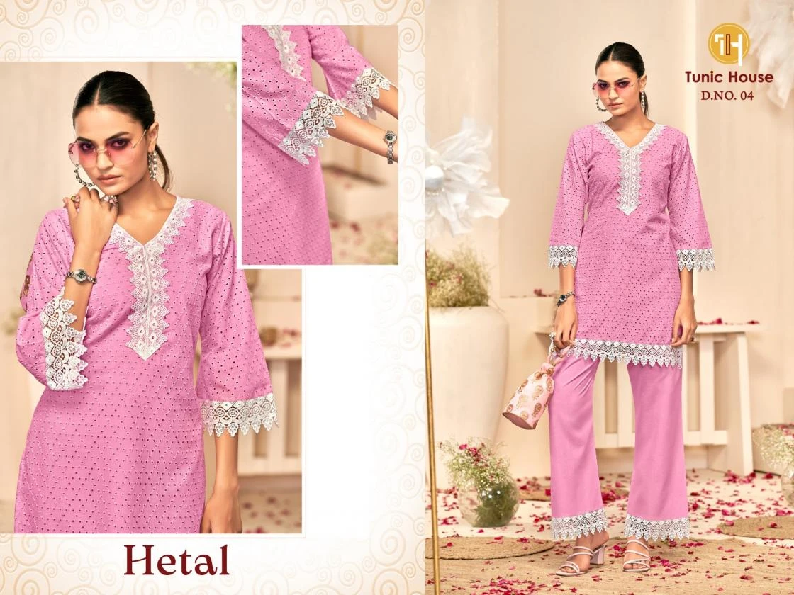Tunic Hetal Chikankari Collection - Image 4