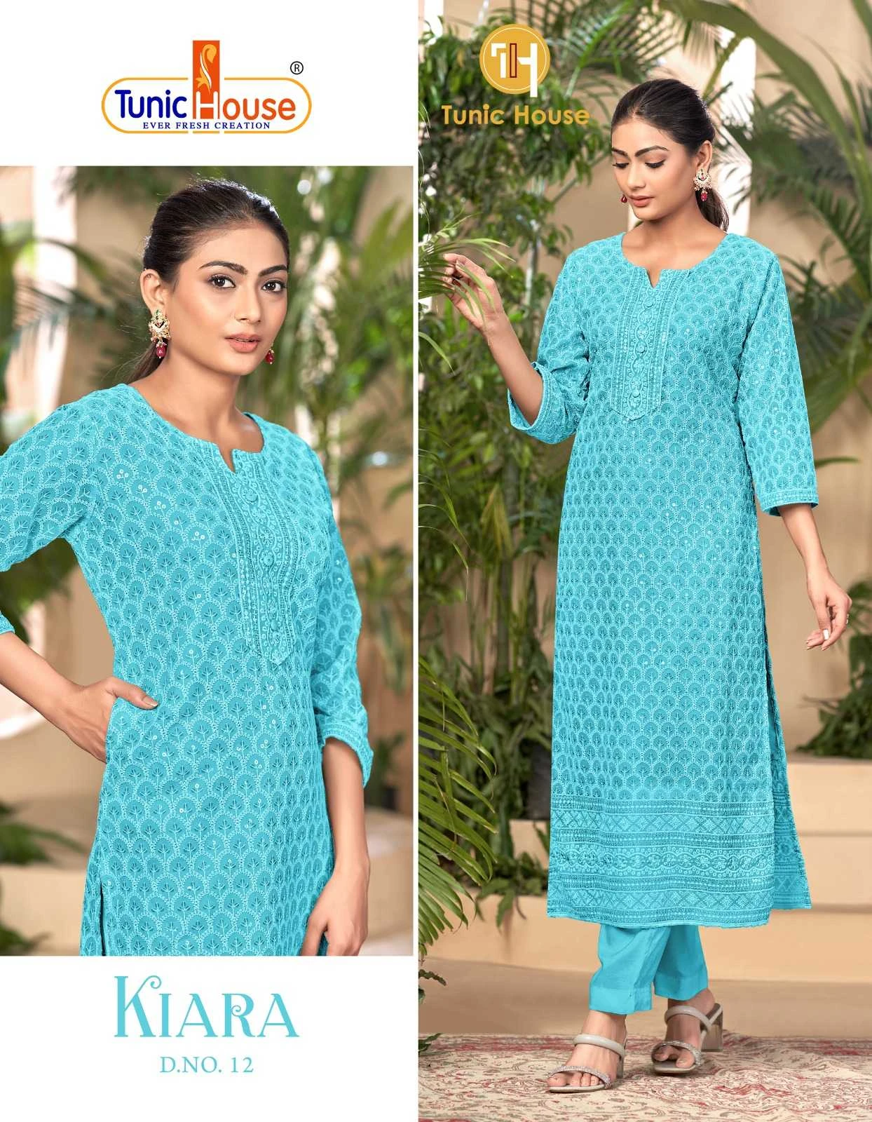 Tunic Kiara 2 Chikankari Collection - Image 2