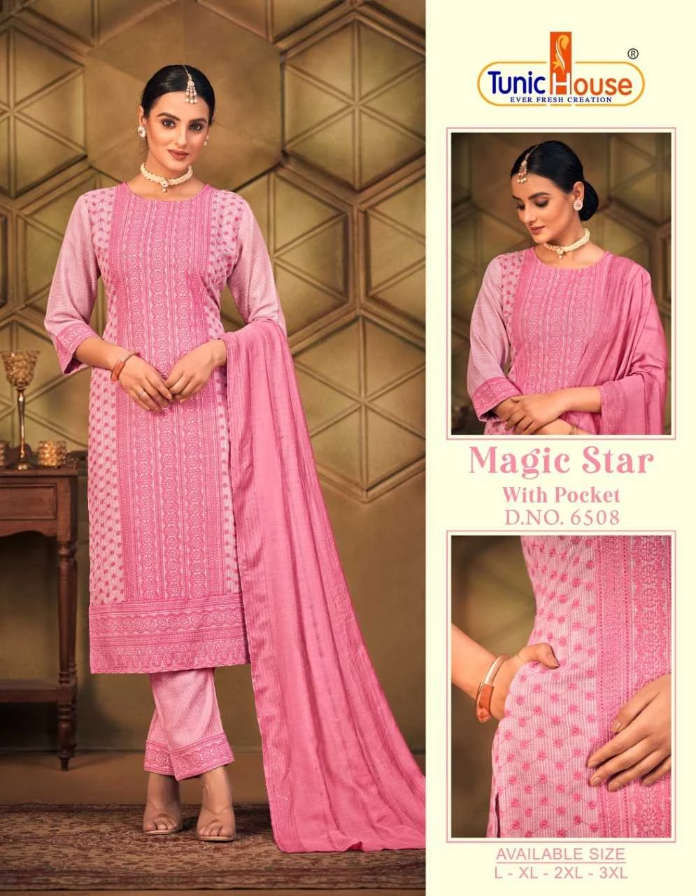 Tunic Magic Star Chikankari Collection - Image 2