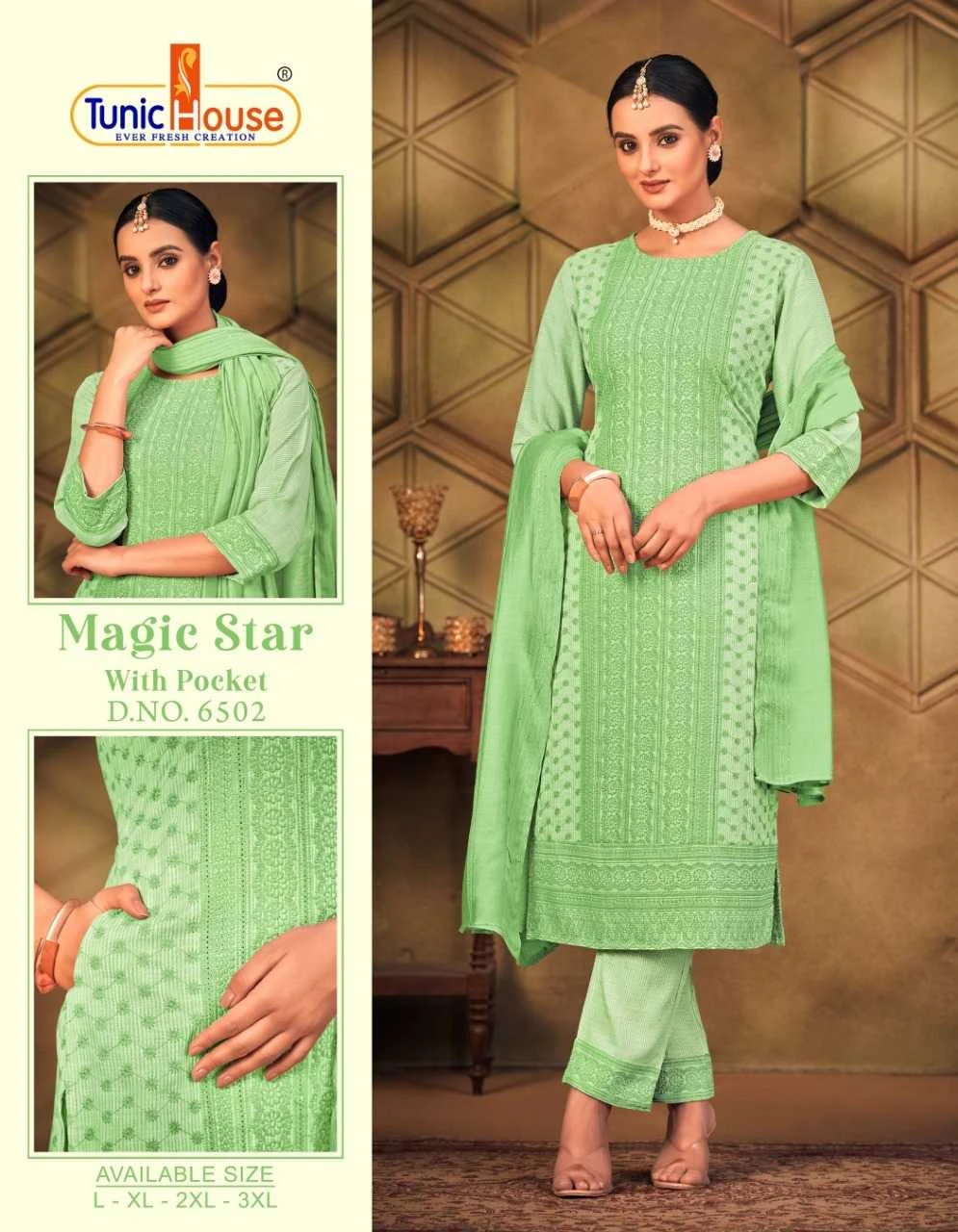 Tunic Magic Star Chikankari Collection - Image 6