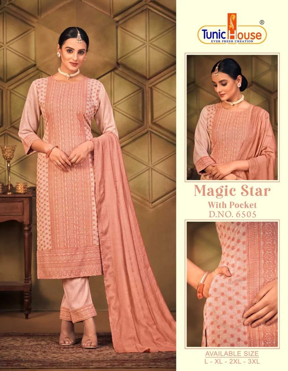 Tunic Magic Star Chikankari Collection - Image 7