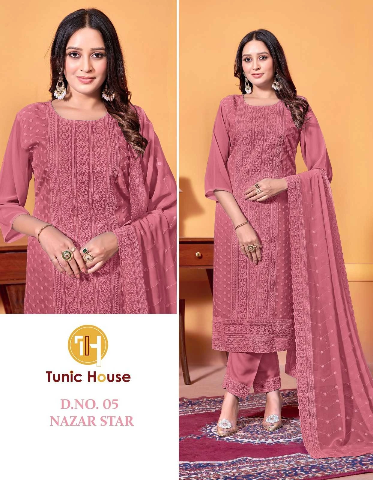 Tunic Nazar Star Chikankari Collection - Image 6