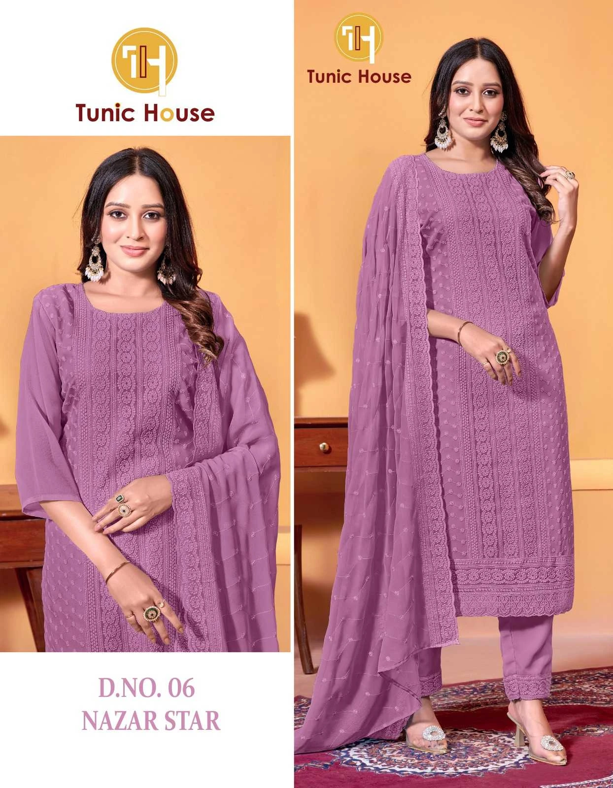 Tunic Nazar Star Chikankari Collection - Image 7