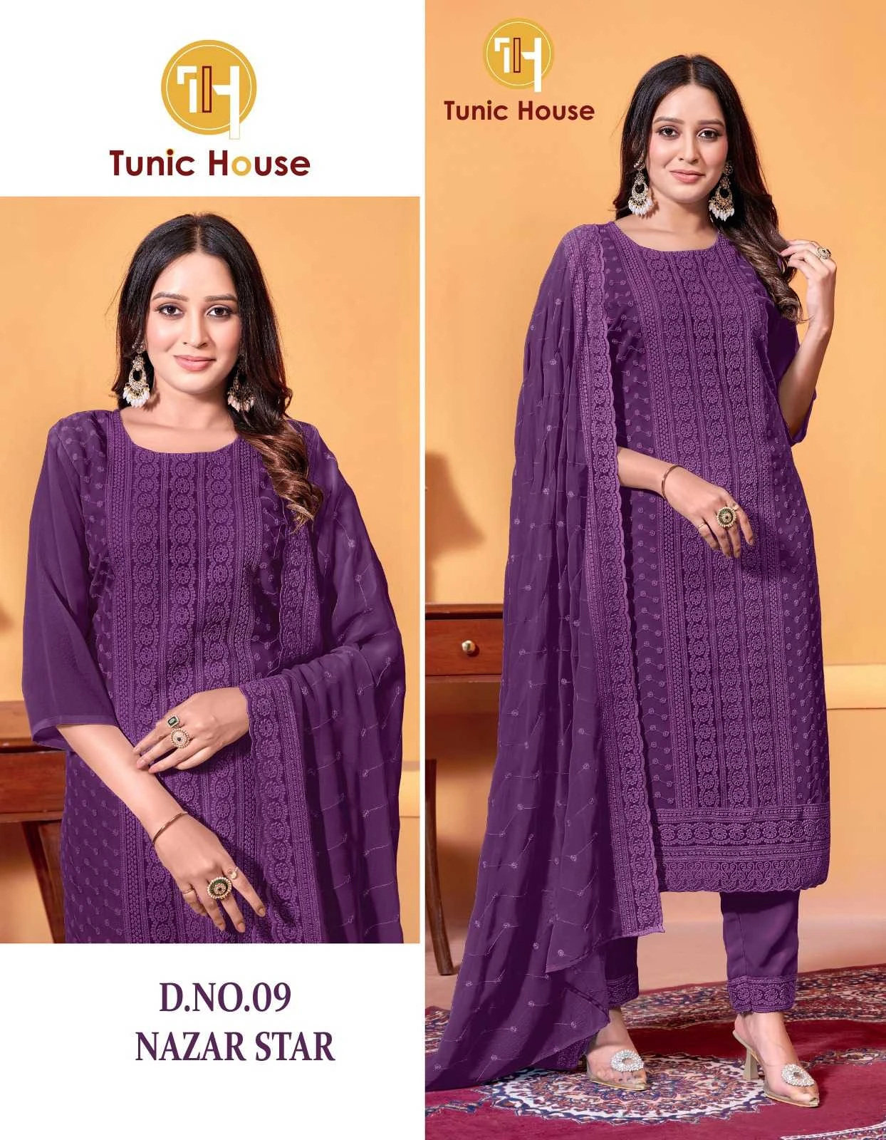 Tunic Nazar Star Chikankari Collection - Image 8