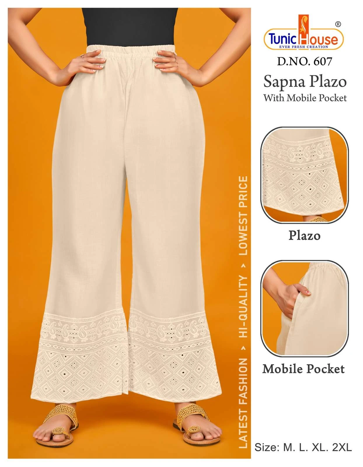 Tunic Sapna Plazo Chikankari Collection - Image 15