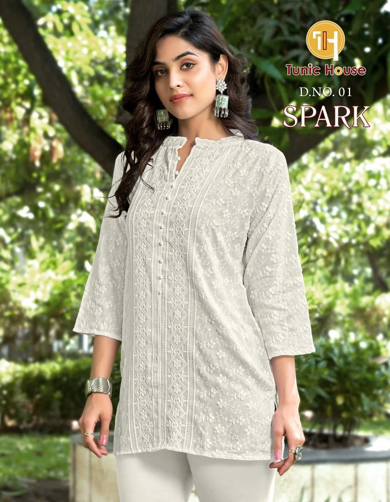 Tunic Spark Chikankari Collection - Image 7
