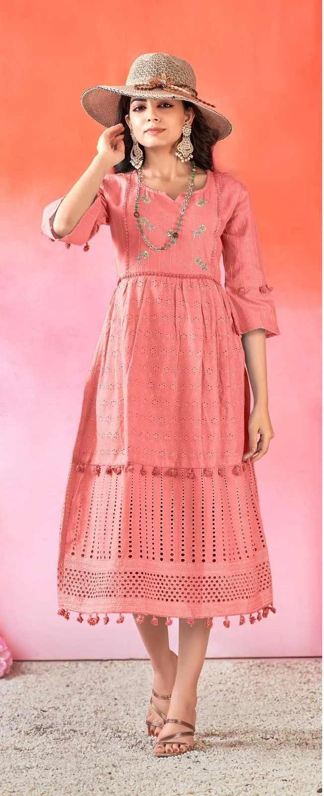 Tunic Summer Star Chikankari Collection