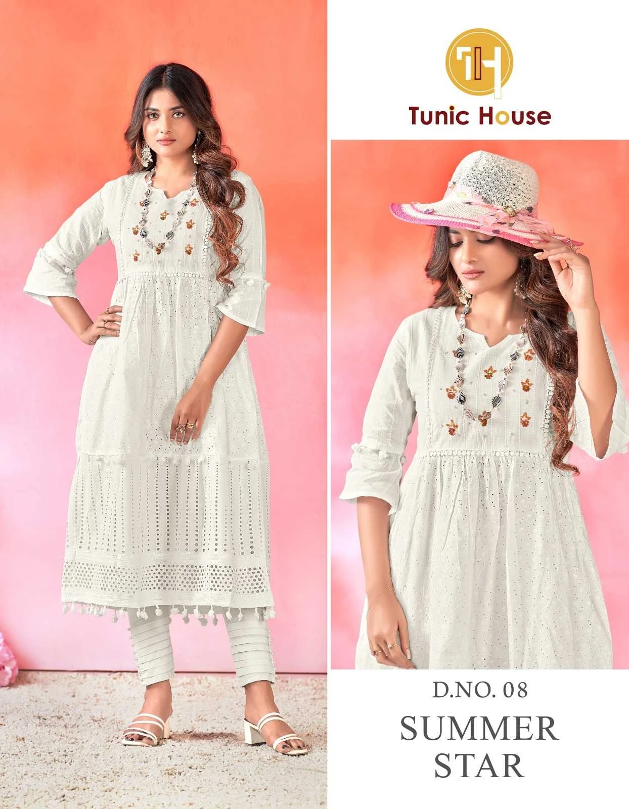 Tunic Summer Star Chikankari Collection - Image 10