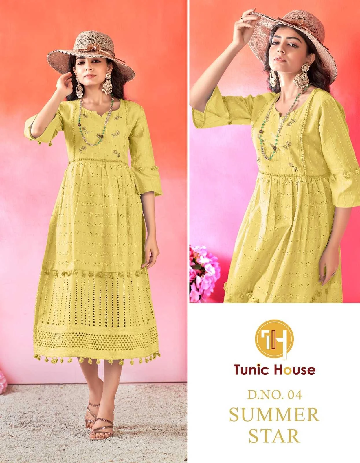 Tunic Summer Star Chikankari Collection - Image 6