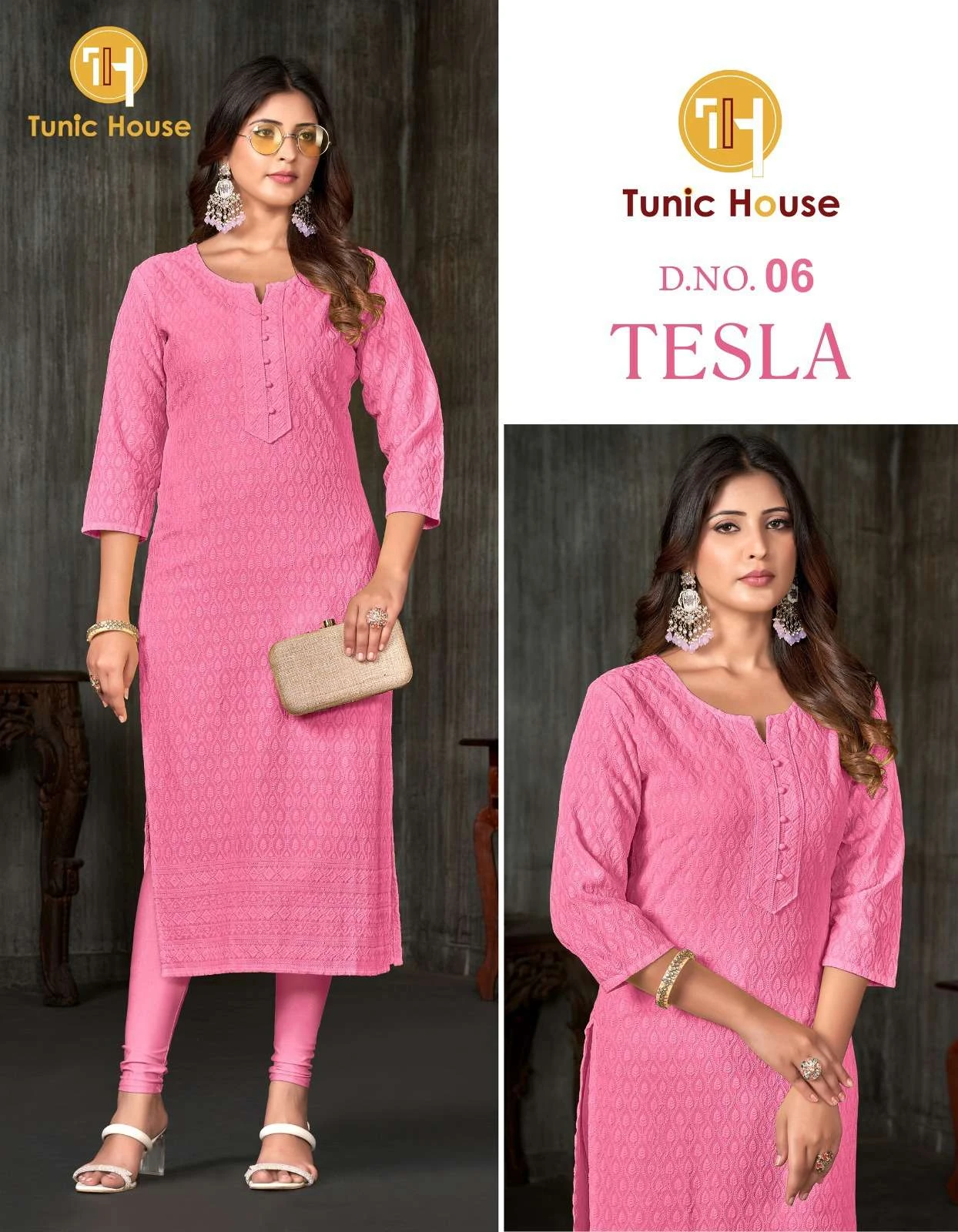 Tunic Tesla Chikankari Collection - Image 4