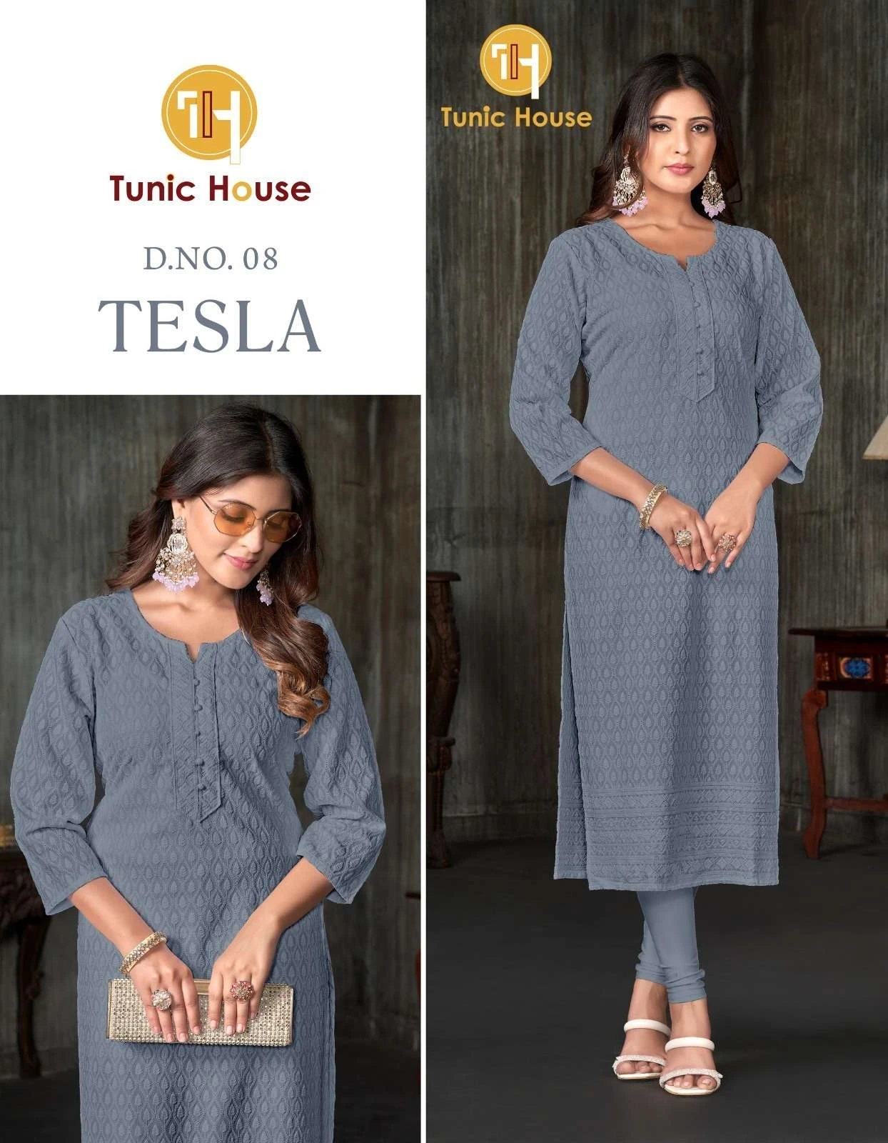 Tunic Tesla Chikankari Collection - Image 6