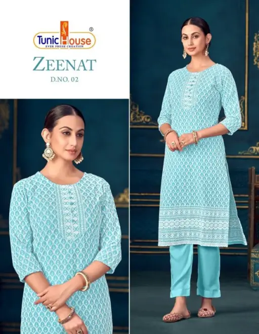 Tunic Zeenat Chikankari Collection