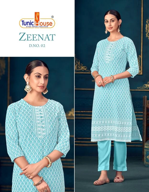 Tunic Zeenat Chikankari Collection