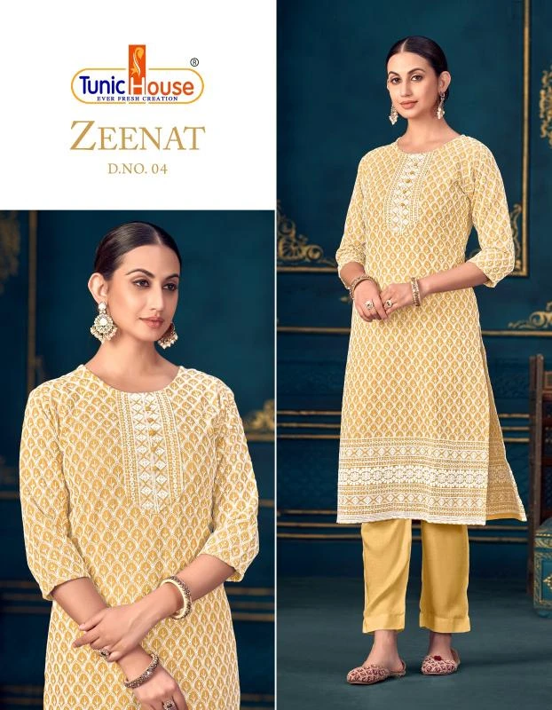 Tunic Zeenat Chikankari Collection - Image 3