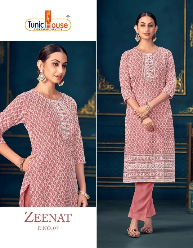 Tunic Zeenat Chikankari Collection - Image 4