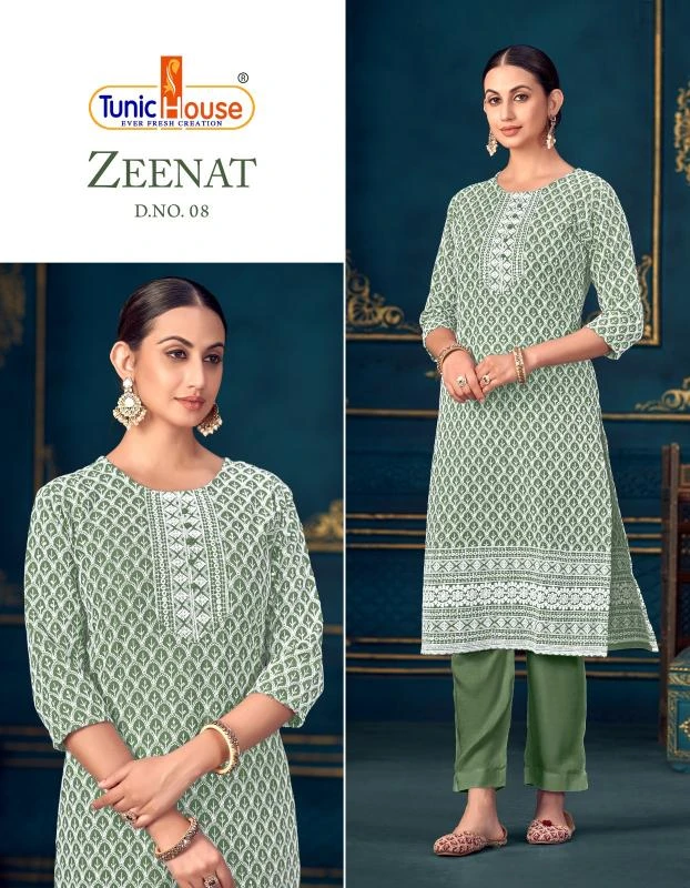 Tunic Zeenat Chikankari Collection - Image 5