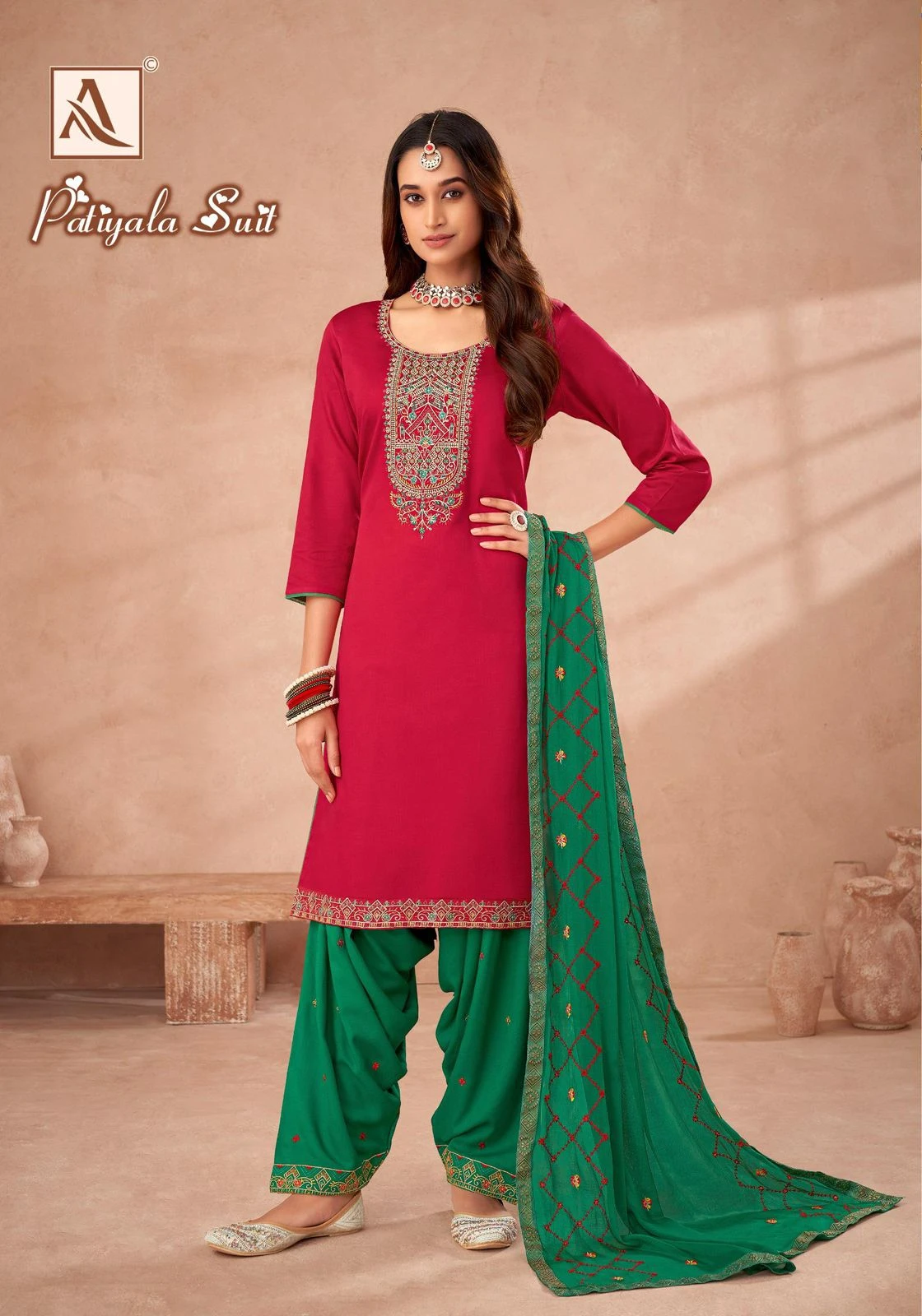 Alok Suit New Designer Suits Patiyala Suit - Image 3