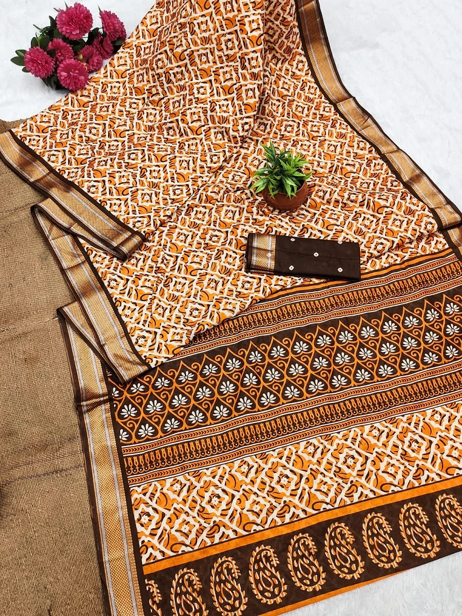 Balaji Ajrakh Block Print - Image 4