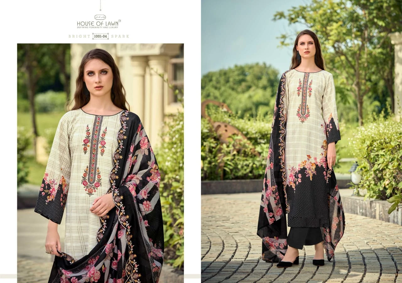 House Of Lawn Bin Saeed Top Dup Work - Image 2