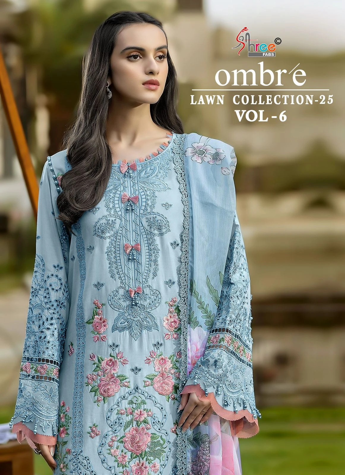 Shree Fabs Ombre Lawn Collection 2025 Vol 6