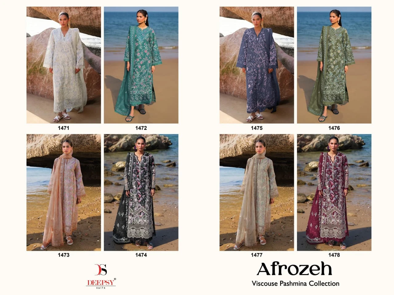 Deepsy Afrozeh Viscous Pashmina Collection 25