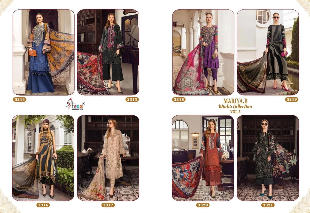 Shree Fabs Maria B Winter Collection Vol 05