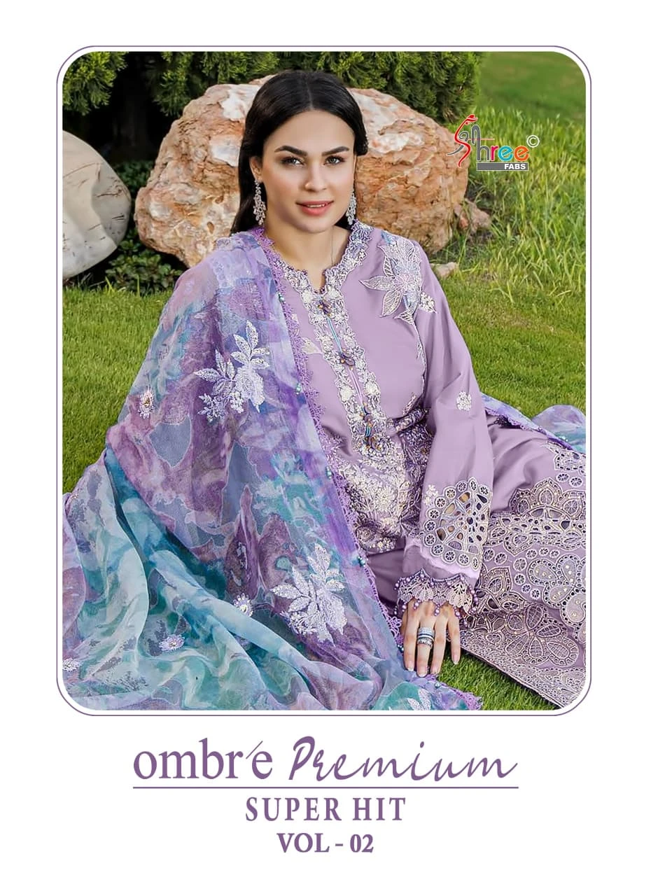 Shree Fabs Ombre Premium Super Hit Vol 2 Heavy Embroderd Duppta Collection