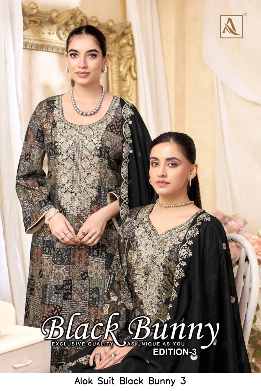 Alok Suit Black Bunny 3