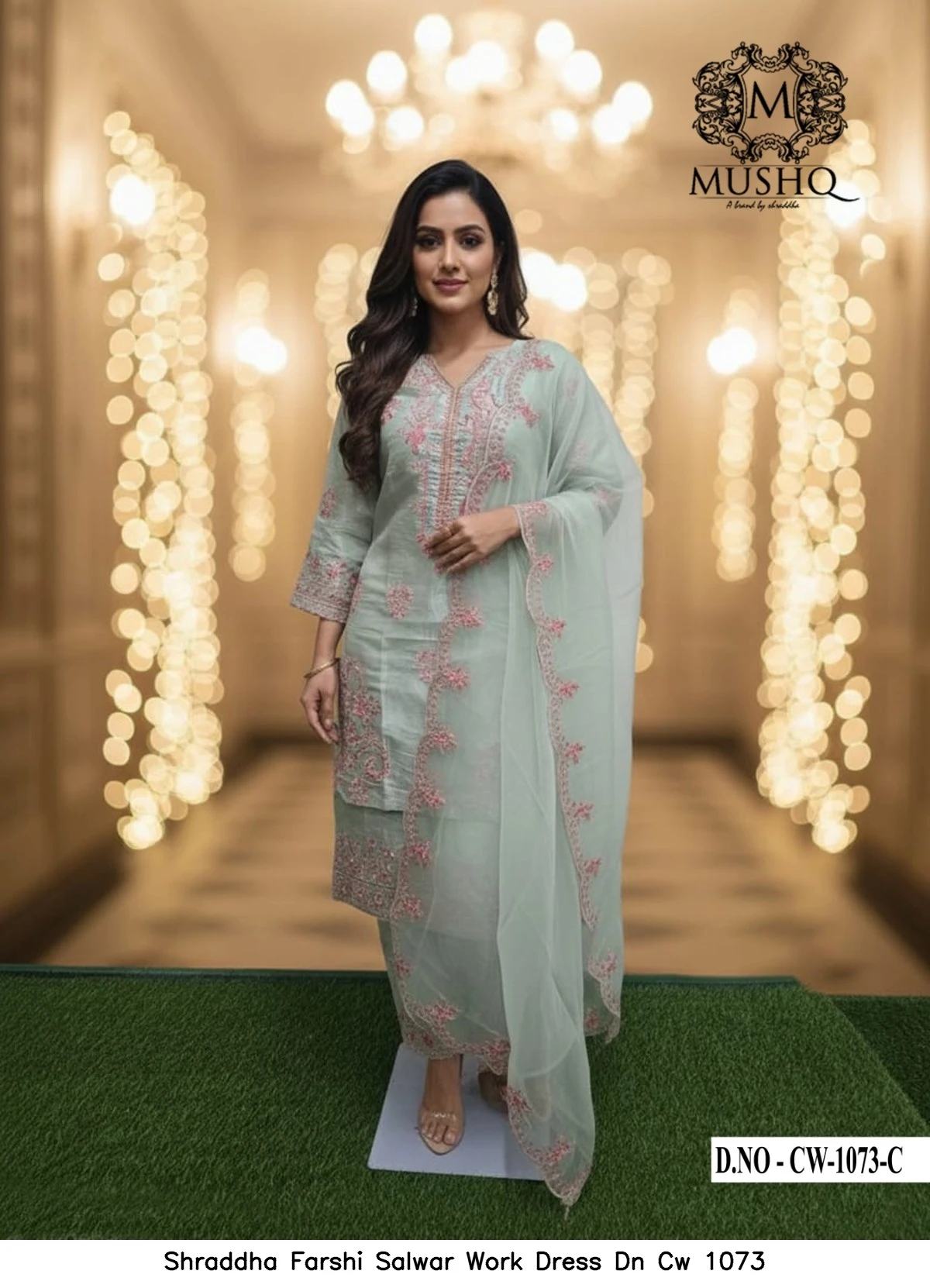 Shraddha Farshi Salwar Work Dress Dn Cw 1073