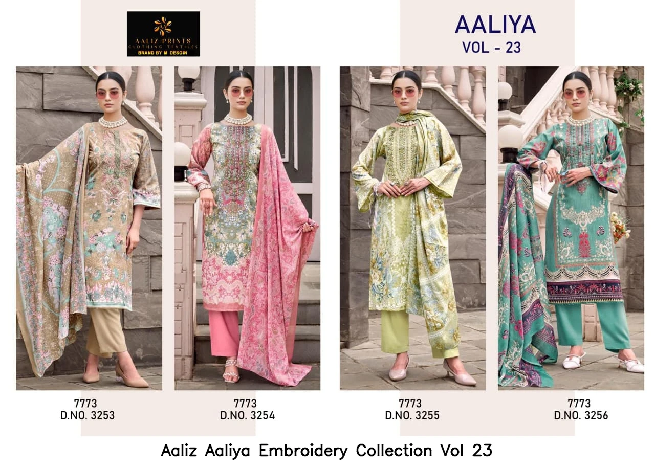 Aaliz Aaliya Embroidery Collection Vol 23
