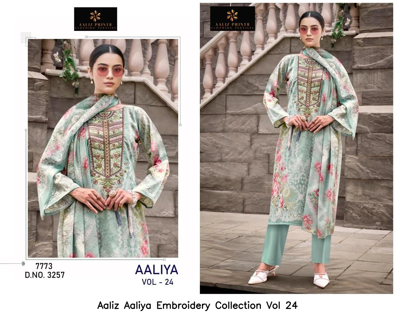 Aaliz Aaliya Embroidery Collection Vol 24