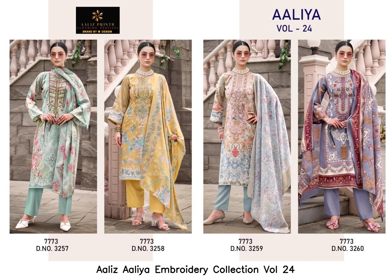 Aaliz Aaliya Embroidery Collection Vol 24