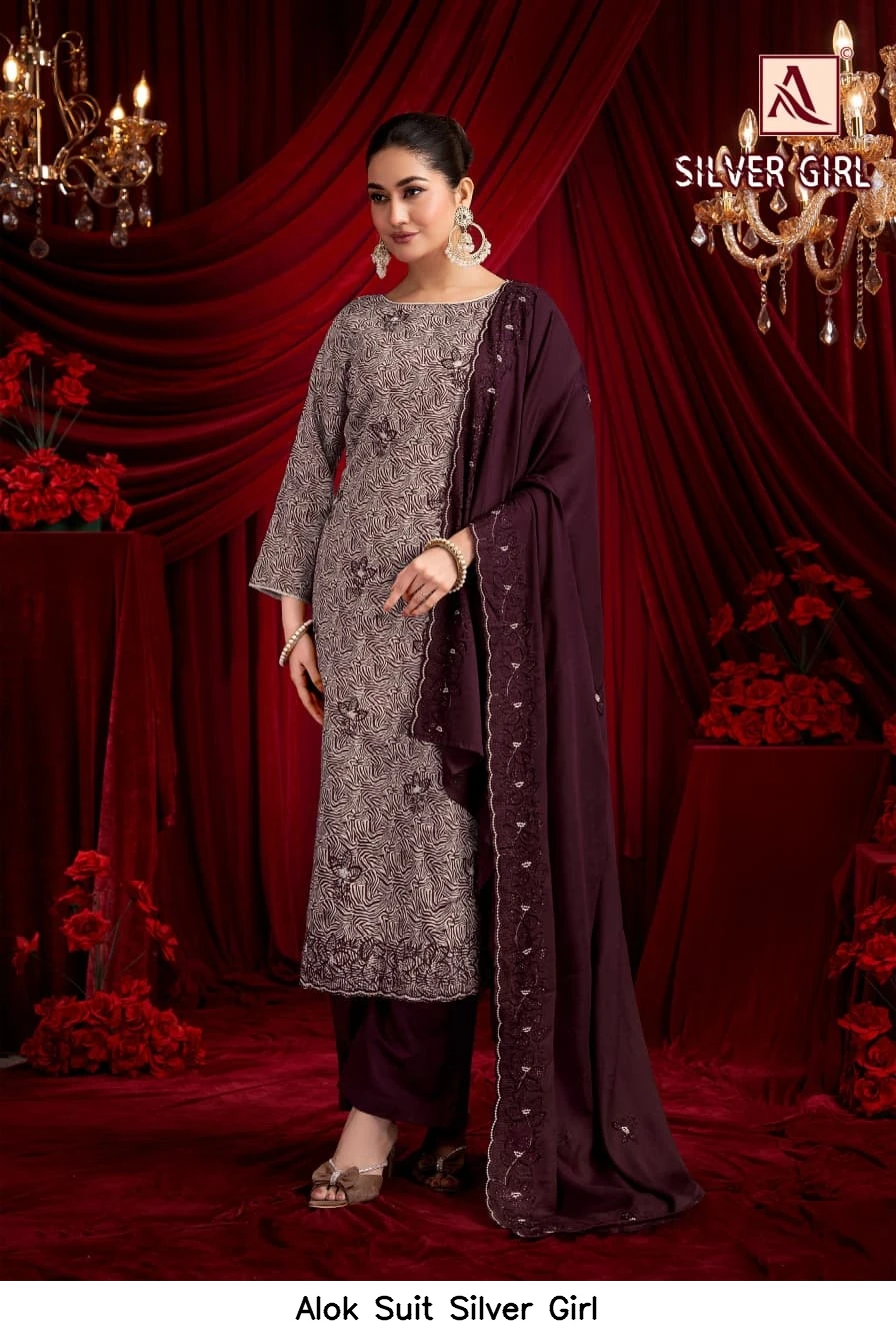 Alok Suit Silver Girl