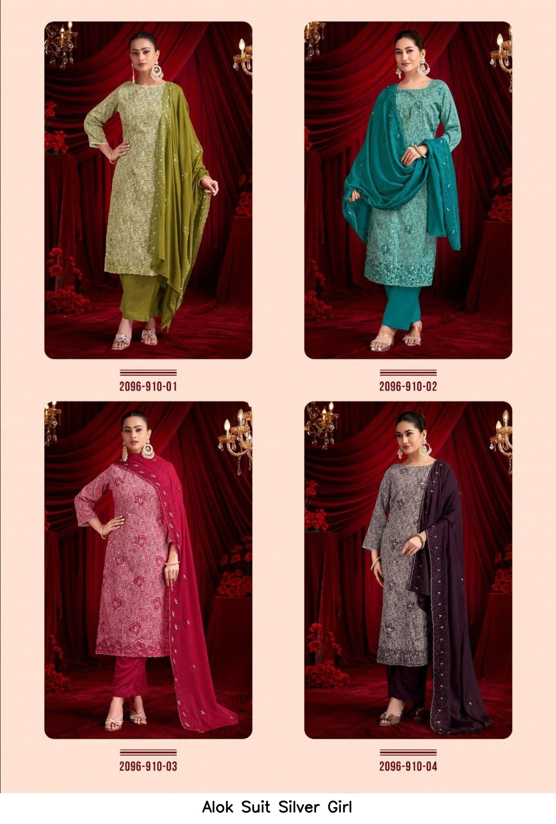 Alok Suit Silver Girl