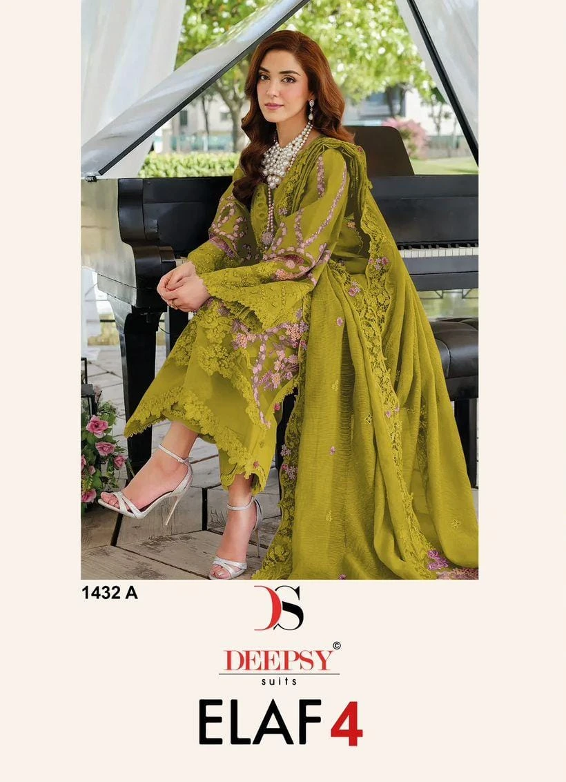 Deepsy Elaf Luxury Super Hit Lawn 1432 Series