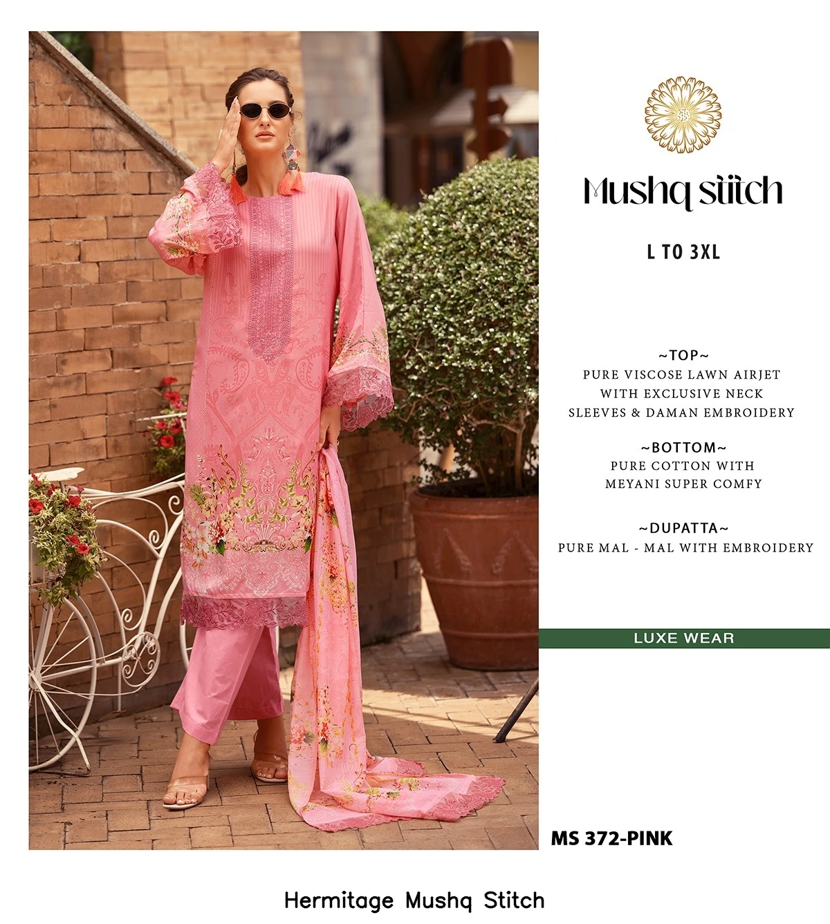 Hermitage Mushq Stitch