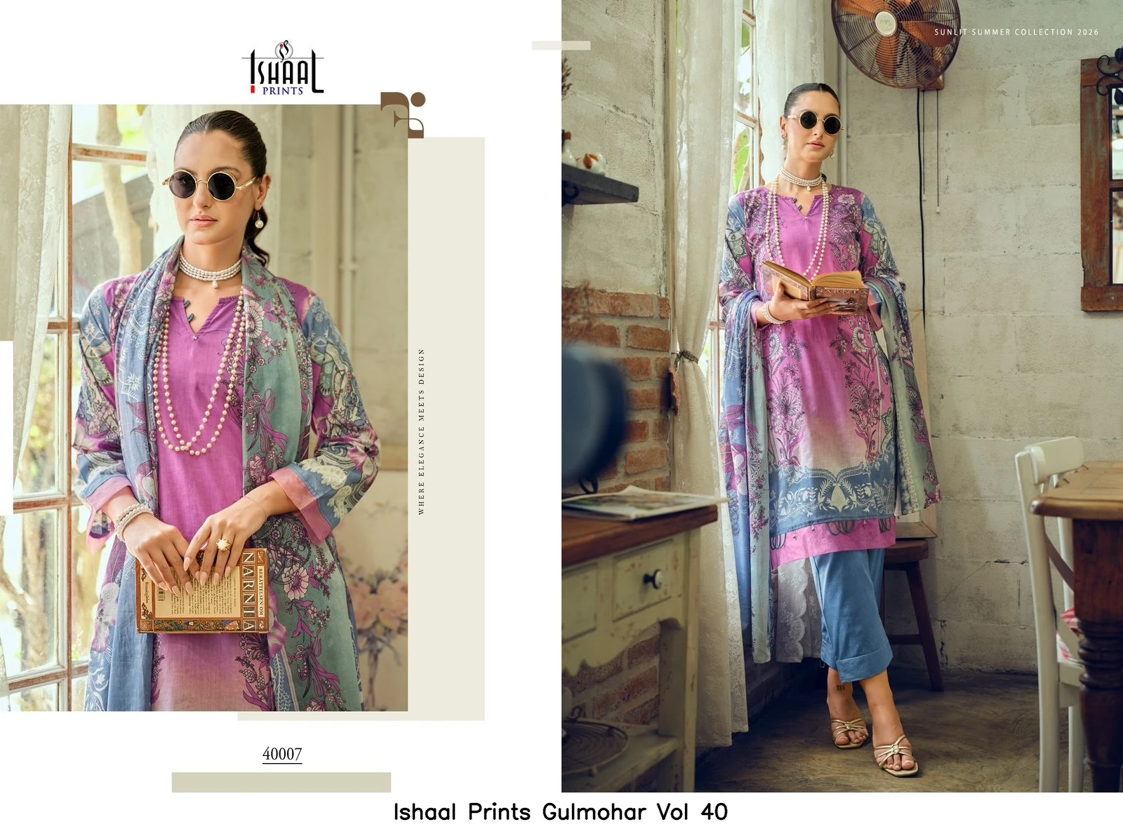 Ishaal Prints Gulmohar Vol 40